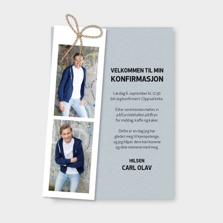 Produktbilde Invitasjon konfirmasjon, 203861