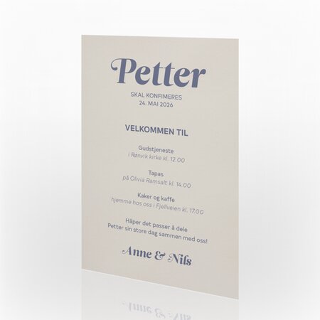 Produktbilde Invitasjon konfirmasjon, 204301