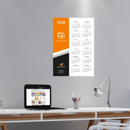 Produktbilde Veggkalender (m/u opphengslist), 70100c