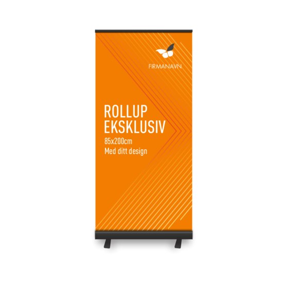 Rollup 85x200cm sort, p0005s, hovedbilde nr. 1