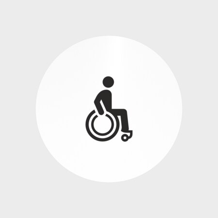 Produktbilde Toalettskilt, handicap, r00510