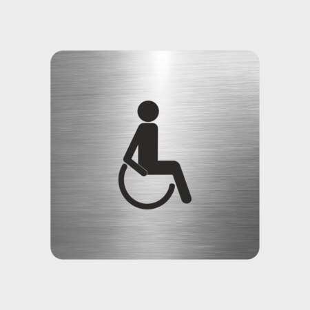 Produktbilde Toalettskilt, handicap, r00640