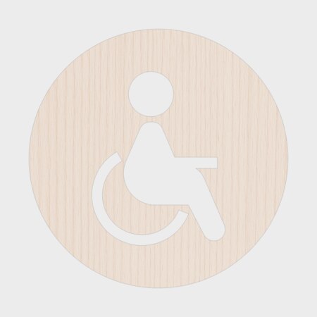 Produktbilde Toalettskilt, handicap, r00720